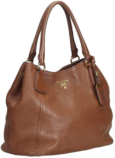 prada handbags brown leather|Prada genuine leather handbags.